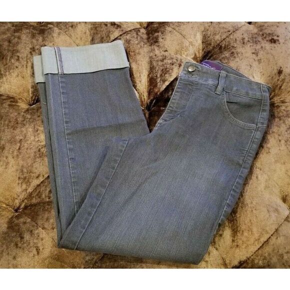 NYDJ Not Your Daughters Jeans Cropped jeans, Lift Tuck, capris size 2 - Picture 2 of 3